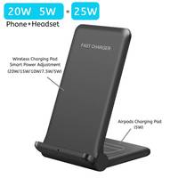 Bezprzewodowa ładowarka Qi 25W 3 W 1 stojak na Apple Watch 7 SE 6 5 4 AirPods 3 Pro na iPhone 13 12 11 XS XR X 8 szybka stacja ładująca 6